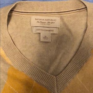 Summer knit sweater, cotton cashmere blend.